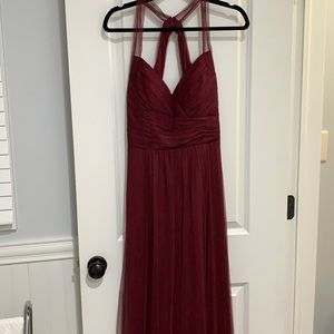 Burgundy Bridesmaid Dress Women’s 4